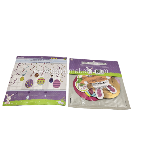 Easter Hanging Swirls Decorations
